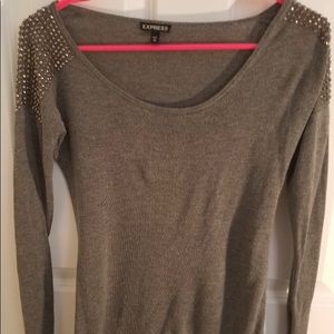 Express studded sweater